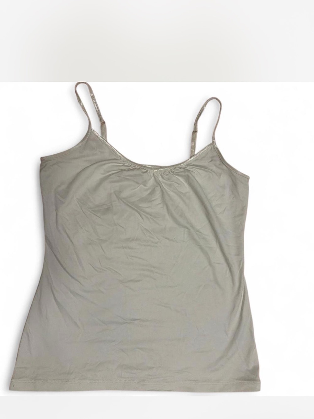 Apt. 9 White Scoop Neck Adjustable Strap Cami